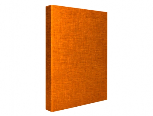 Carpeta de 4 anillas 25mm mixtas Liderpapel folio carton forrado paper coat 26425 , naranja, imagen 4 mini