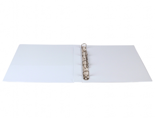 Carpeta canguro 4 anillas mixtas 16mm Liderpapel A4 plastico blanca 31321 , blanco, imagen 2 mini