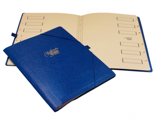 Carpeta clasificador carton rigido Saro folio azul -12 departamentos 30-A, imagen 2 mini