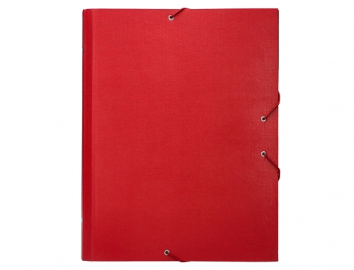 Carpeta clasificadora Liderpapel 12 departamentos folio prolongado carton forrado roja 24084 , rojo, imagen 3 mini