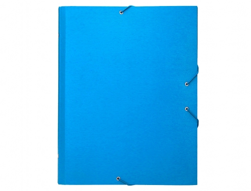 Carpeta clasificadora Liderpapel 12 departamentos folio prolongado carton forrado celeste 26421 , azul, imagen 3 mini