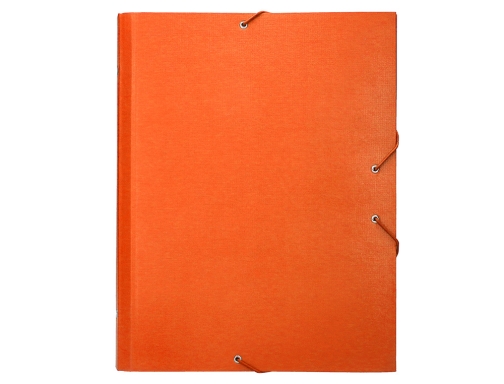 Carpeta clasificadora Liderpapel 12 departamentos folio prolongado carton forrado naranja 26422, imagen 3 mini