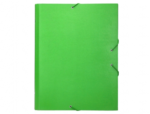 Carpeta clasificadora Liderpapel 12 departamentos folio prolongado carton forrado verde claro 26423, imagen 3 mini