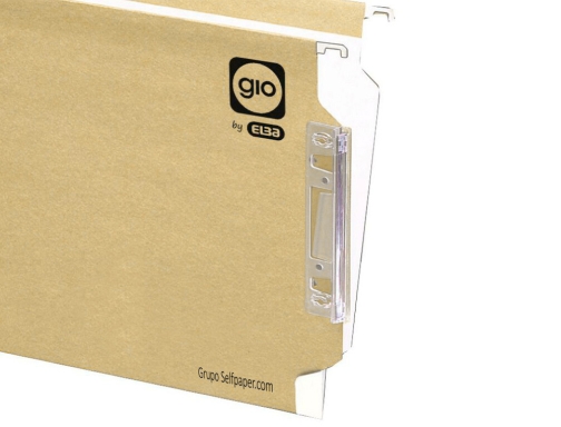 Carpeta colgante Gio Arcn Folio 50200, visor lateral, hamaca para armario, kraft, imagen 2 mini