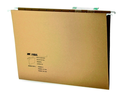 Carpeta colgante Din A4 visor superior kraft eco - Fade KIO1, 400064818, imagen 2 mini