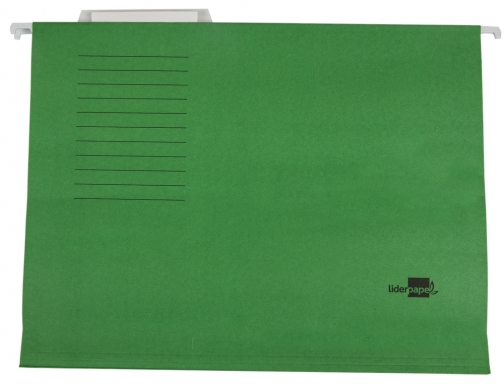 Carpeta colgante Din A4 color verde SF07, imagen 2 mini