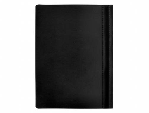 Carpeta dossier fastener plastico Q-connect Din A4 negra KF01453 , negro, imagen 4 mini