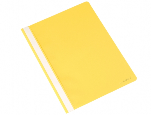 Carpeta dossier fastener plastico Q-connect Din A4 amarilla KF01457 , amarillo, imagen 2 mini