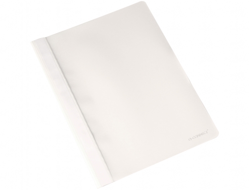 Carpeta dossier fastener plastico Q-connect Din A4 blanco KF01658, imagen 2 mini