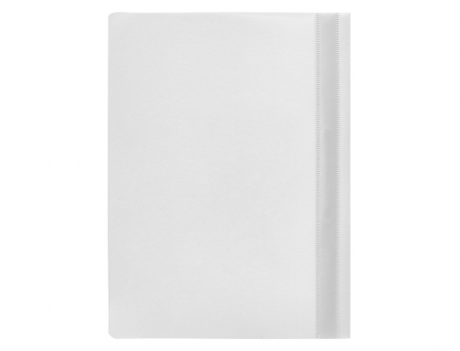 Carpeta dossier fastener plastico Q-connect Din A4 blanco KF01658, imagen 4 mini
