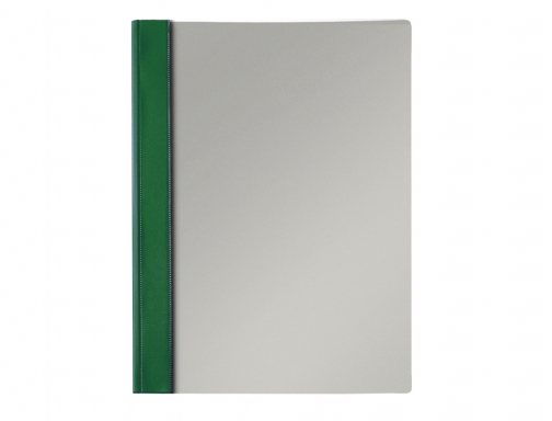 Carpeta dossier fastener pvc Esselte folio verde 13205, imagen 2 mini