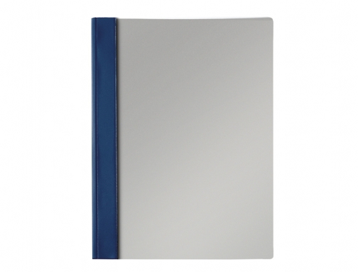 Carpeta dossier fastener pvc Esselte folio azul marino 13216, imagen 2 mini