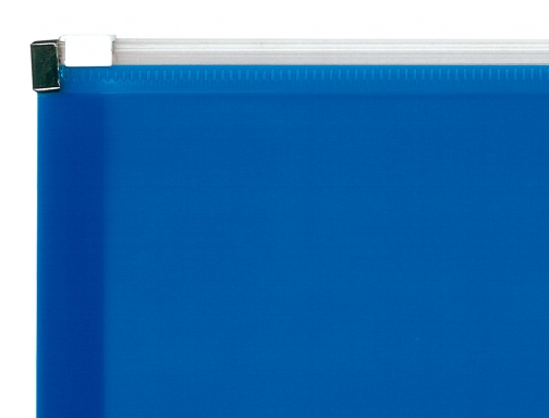 Carpeta dossier Liderpapel A4 cierre de cremallera azul translucido 160051, imagen 3 mini
