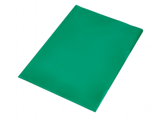 Carpeta dossier uero plastico Q-connect Din A4 120 micras verde caja de KF01488, imagen 4 mini