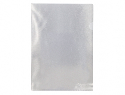 Carpeta dossier uero plastico Q-connect Din A4 120 micras transparente -bolsa de KF01642, imagen 2 mini