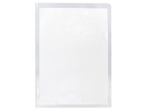 Carpeta dossier uero plastico Q-connect 180 mc folio transparente KF15083, imagen 3 mini