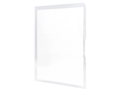 Carpeta dossier uero plastico Q-connect 180 mc folio transparente KF15083, imagen 5 mini