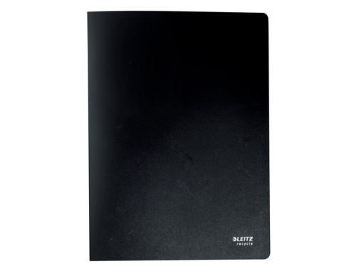 Carpeta Leitz recycle escaparate Din A4 20 fundas polipropileno negro 46760095, imagen 2 mini