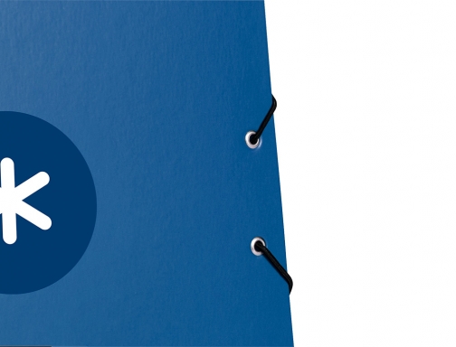 Carpeta liderpapel Antartik gomas A4 3 solapas carton forrado azul oscuro AW80, imagen 5 mini