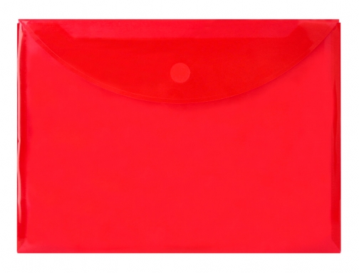 Carpeta Liderpapel dossier A4 cierre de velcro roja 35989 , rojo, imagen 3 mini