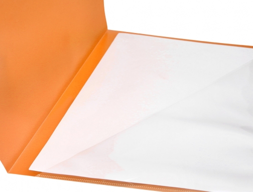 Carpeta Liderpapel dossier A4 uero naranja fluor opaco 11342, imagen 5 mini