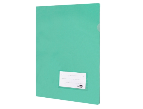 Carpeta Liderpapel dossier A4 uero verde manzana opaco 11345, imagen 3 mini