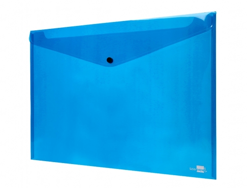Carpeta Liderpapel dossier broche 44242 polipropileno Din A3 azul translucido 32837, imagen 4 mini