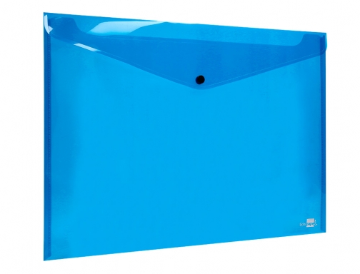 Carpeta Liderpapel dossier broche 44242 polipropileno Din A3 azul translucido 32837, imagen 5 mini