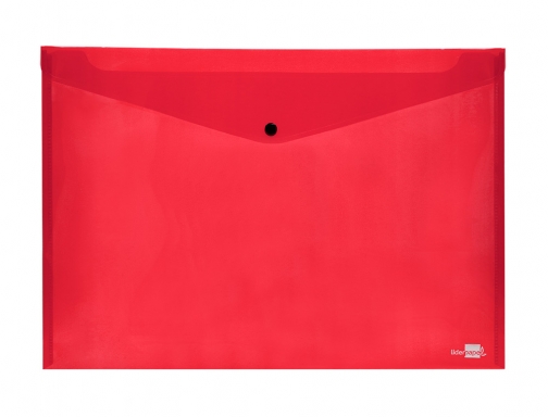 Carpeta Liderpapel dossier broche 44243 polipropileno Din A3 rojo translucido 11059, imagen 3 mini