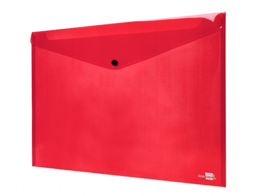 Carpeta Liderpapel dossier broche 44243 polipropileno Din A3 rojo translucido 11059, imagen 4 mini