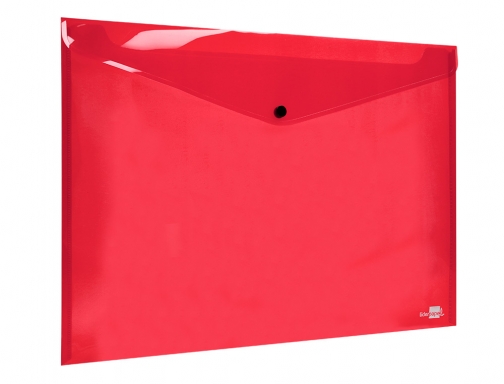 Carpeta Liderpapel dossier broche 44243 polipropileno Din A3 rojo translucido 11059, imagen 5 mini