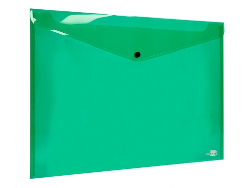 Carpeta Liderpapel dossier broche 44243 polipropileno Din A3 verde translucido 32838, imagen 5 mini