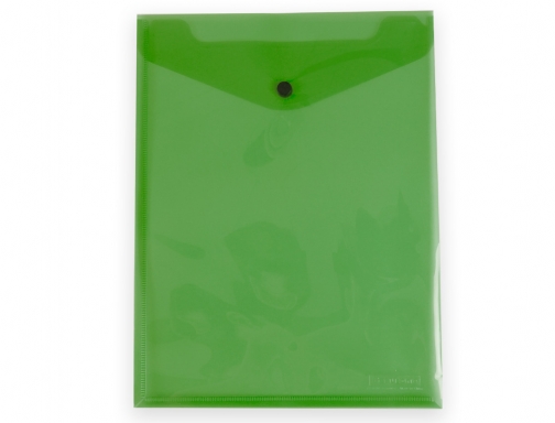 Carpeta Liderpapel dossier broche polipropileno Din A4 formato vertical con fuelle verde 159756, imagen 2 mini