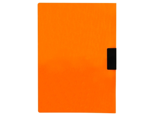 Carpeta Liderpapel dossier pinza lateral polipropileno Din A4 naranja fluor opaco 30 11300, imagen 3 mini