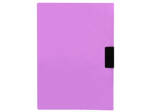 Carpeta Liderpapel dossier pinza lateral polipropileno Din A4 lavanda opaco 30 hojas 11301, imagen 3 mini