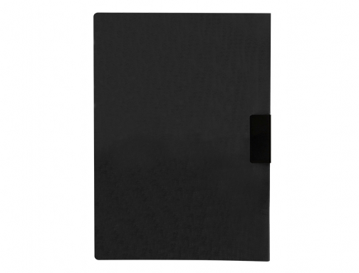 Carpeta Liderpapel dossier pinza lateral 35365 polipropileno Din A4 negra 30 hojas 19683 , negro, imagen 3 mini