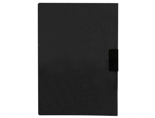 Carpeta Liderpapel dossier pinza lateral 45325 polipropileno Din A4 negro 60 hojas 26900, imagen 3 mini