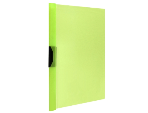 Carpeta Liderpapel dossier pinza lateral 45303 polipropileno Din A4 verde clA30 hojas 29323, imagen 4 mini