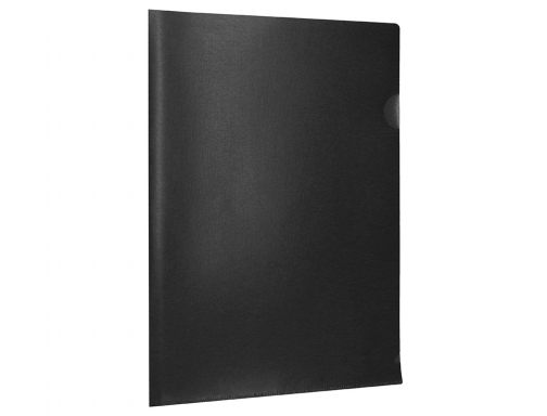 Carpeta Liderpapel dossier uero polipropileno Din A4 negro opaco 20 hojas 11308, imagen 4 mini
