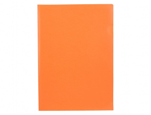 Carpeta Liderpapel dossier uero polipropileno Din A4 naranja fluor opaco 20 hojas 11336, imagen 2 mini