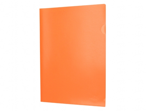 Carpeta Liderpapel dossier uero polipropileno Din A4 naranja fluor opaco 20 hojas 11336, imagen 3 mini