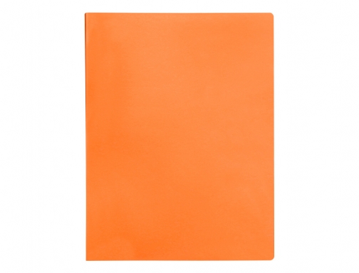 Carpeta Liderpapel escaparate 10 fundas polipropileno Din A4 naranja fluor opaco 10991, imagen 2 mini