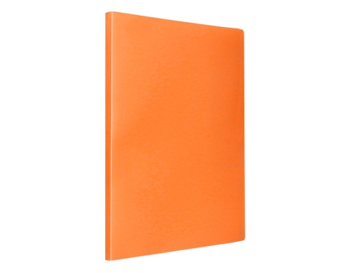 Carpeta Liderpapel escaparate 10 fundas polipropileno Din A4 naranja fluor opaco 10991, imagen 5 mini