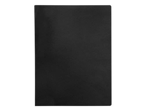 Carpeta Liderpapel escaparate 10 fundas pvc folio negro 77155, imagen 2 mini