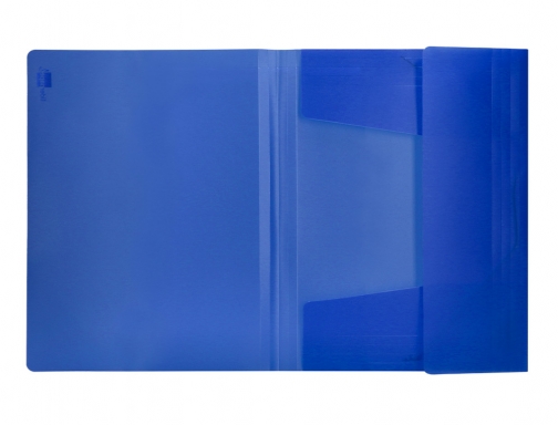 Carpeta Liderpapel gomas solapas 34962 polipropileno Din A4 azul translucido 19994, imagen 5 mini