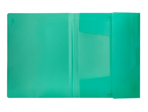 Carpeta Liderpapel gomas solapas 34963 polipropileno Din A4 verde translucido 19995, imagen 5 mini