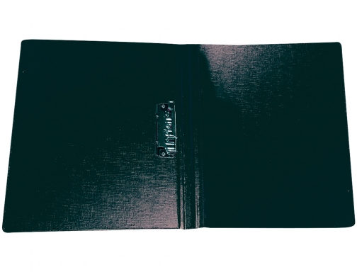 Carpeta Liderpapel miniclip lateral folio plastico negro 29667, imagen 2 mini