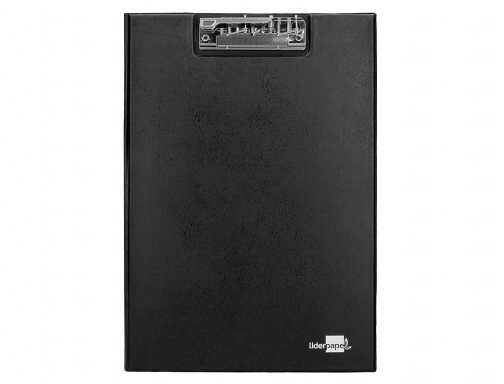 Carpeta Liderpapel miniclip superior folio plastico negro 24969, imagen 2 mini