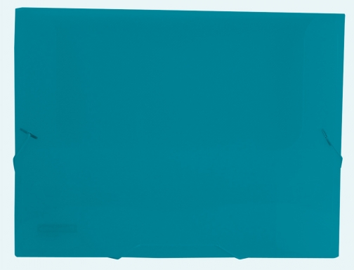 Carpeta Liderpapel portadocumentos gomas 36933 polipropileno Din A4 verde translucido -lomo 25 20964, imagen 2 mini