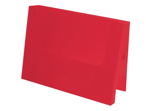Carpeta Liderpapel portadocumentos polipropileno dinA4 rojo translucido lomo 50 mm 160045, imagen 2 mini